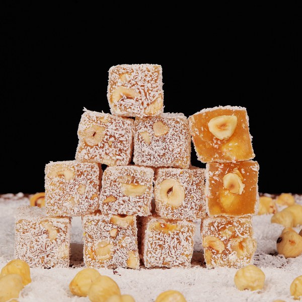 Büyük Kesim Fındıklı Oscar Lokum 1 KG